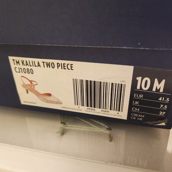 Rockport Total Motion "Kalila Two Piece" Heels. NIB. Size 10. Cream. - Picture 10 of 11